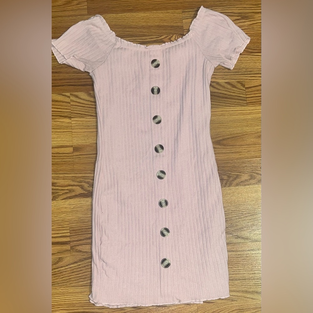 Off shoulder pink dress Size Small